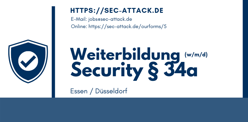Sachkundeprüfung im Bewachungsgewerbe gemäß Paragraph 34 der Gewerbeordnung